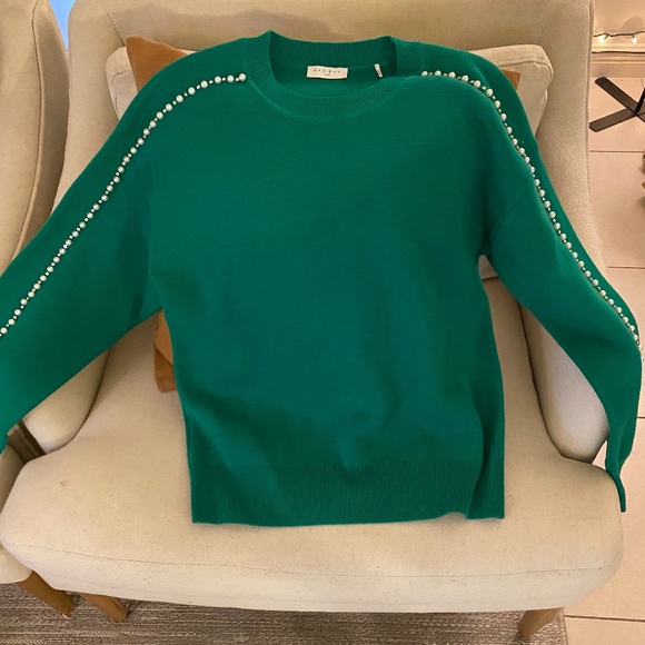 Sandro Emerald Green Sweater - Picture 1 of 6